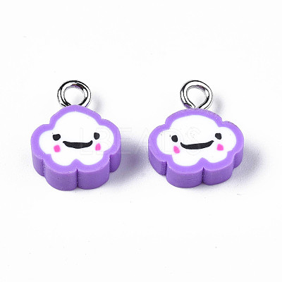 Handmade Polymer Clay Charms LS-CLAY-N006-37B-01E-1