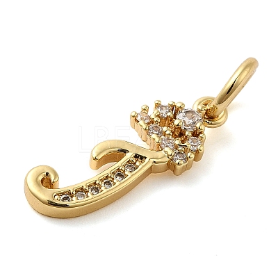 Brass Micro Pave Cubic Zirconia Pendants KK-M273-01G-J-1
