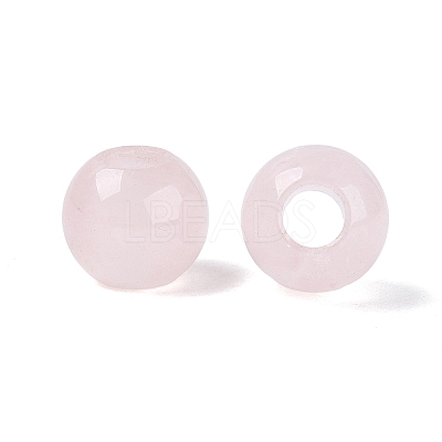 Natural Rose Quartz European Beads G-Q602-09A-07-1