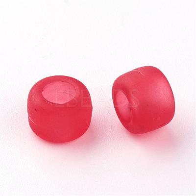 Transparent European Acrylic Beads FACR-S047-M-1
