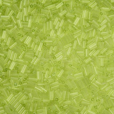 Transparent Glass Bugle Beads SEED-N005-001-C13-1
