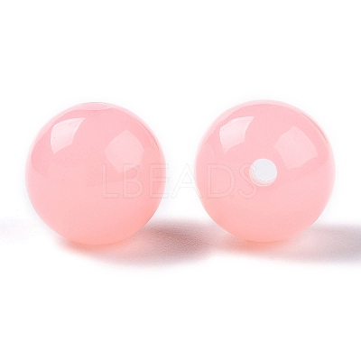 Opaque Acrylic Beads OACR-H038-09-05-1