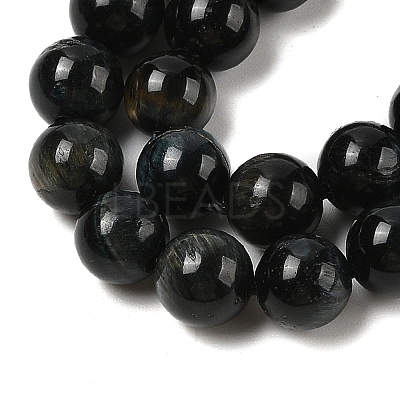 Grade AB Natural Tiger Eye Beads Strands G-B133-A02-8MM-03-1