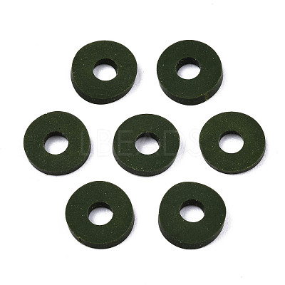 Handmade Polymer Clay Beads CLAY-Q251-6.0mm-81-1