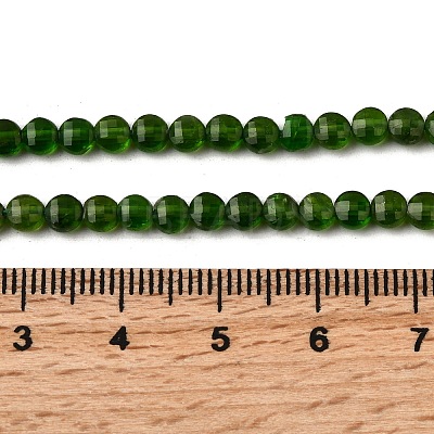 Natural Green Diopside Beads Strands G-F799-A02-01-1