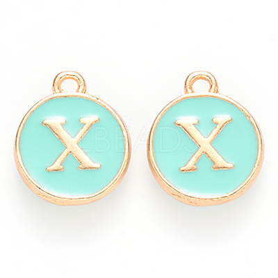 Golden Plated Alloy Enamel Charms LS-ENAM-S118-05X-1