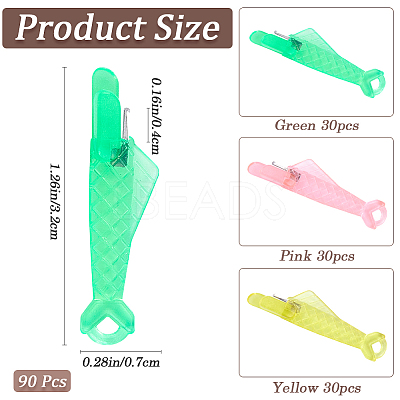 Fish Shape Sewing Machine Needle Threaders DIY-CP0011-19B-1