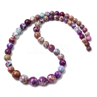 Natural Imperial Jasper Graduated Beads Strands G-A323-C03-01A-1