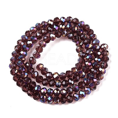 Electroplate Glass Beads Strands LS-EGLA-A044-T3mm-B13-1