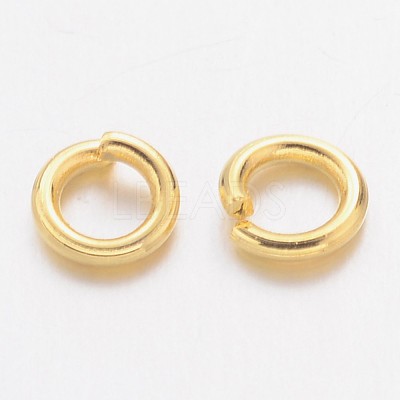 Brass Open Jump Rings X-JRC4MM-G-1