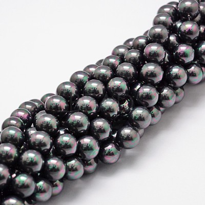 Shell Pearl Bead Strands BSHE-L025-05-10mm-1