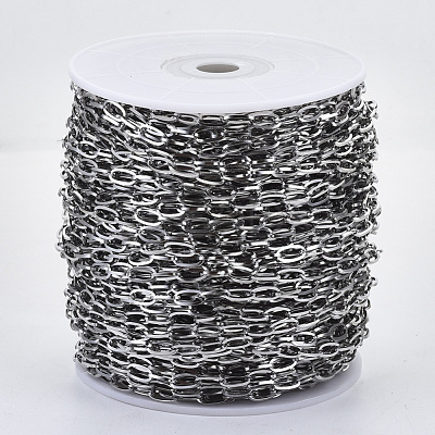 Tarnish Resistant 304 Stainless Steel Chains CHS-S001-03A-P-1