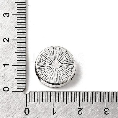 Tibetan Style Alloy Slide Charms Cabochon Settings LS-X-PALLOY-Q341-04AS-LF-1
