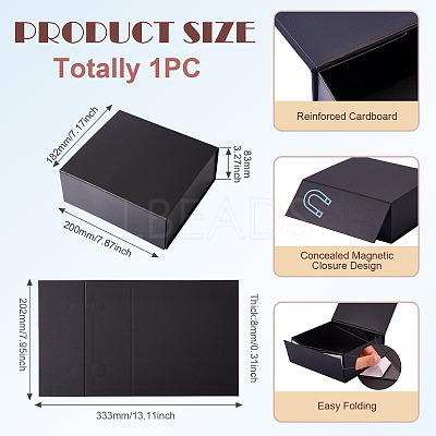 Foldable Rectangle Paper Storage Gift Cases CON-TAC0019-001D-1