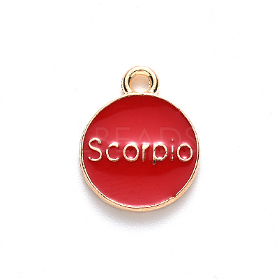 Alloy Enamel Pendants LS-ENAM-S124-01B-07L-1
