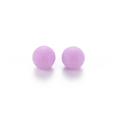 Opaque Acrylic Beads X-PAB702Y-B01-1