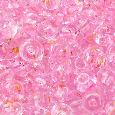 3/0 Baking Paint Transparent Colours Glass Round Beads SEED-L011-13A-05-1