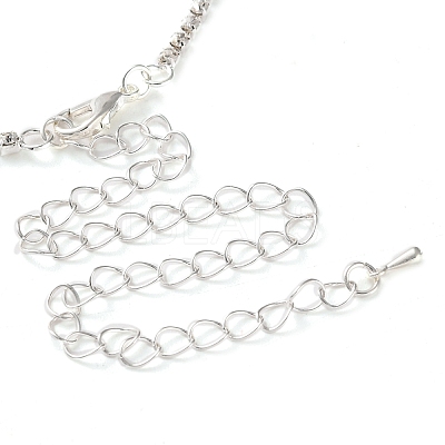 Horse Eye Alloy Rhinestone Necklaces & Stud Earring Sets for Women SJEW-U001-01P-06-1
