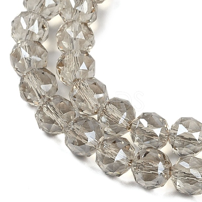 Transparent Electroplate Glass Beads Strands EGLA-N002-34C-M01-1