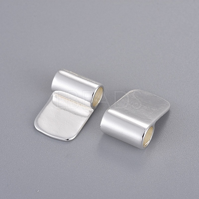Brass Glue-on Flat Pad Bails KK-D519-B-S-1