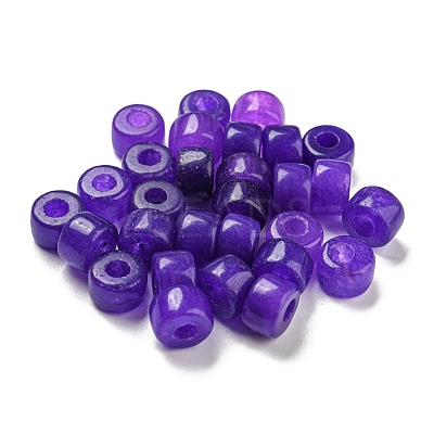 Natural White Jade Dyed Beads G-G003-A06-02-1