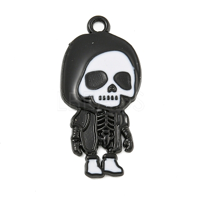 Halloween Alloy Enamel Pendants ENAM-M220-02H-B-1