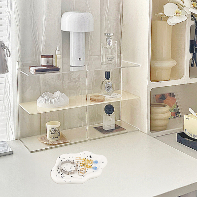 Cloud Shape Porcelain Tray AJEW-WH0326-62-1