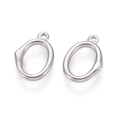 Tarnish Resistant 304 Stainless Steel Charms STAS-G214-59P-1