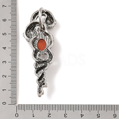 Natural Red Jasper Pendants G-A224-03AS-08-1