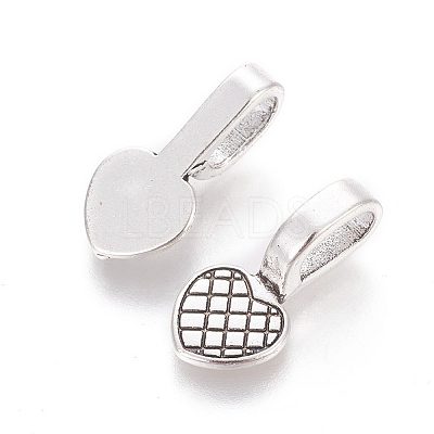 Alloy Glue-on Flat Bails PALLOY-A20070-AS-FF-1