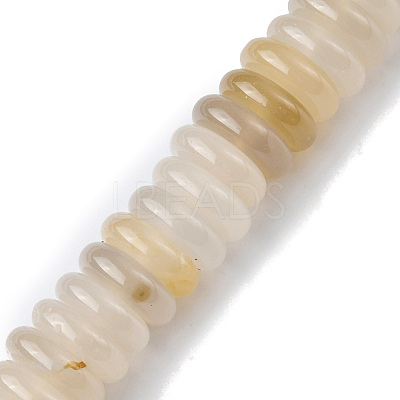 Natural White Agate Beads Strands G-F743-06I-1