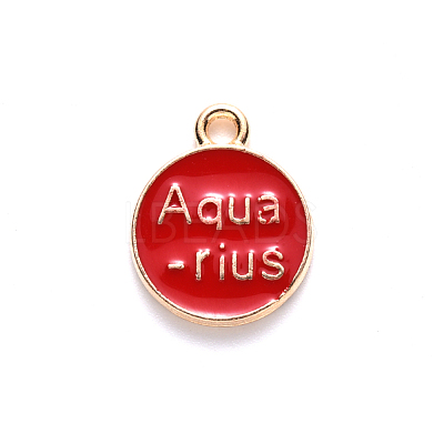 Alloy Enamel Pendants ENAM-S124-01B-07J-1