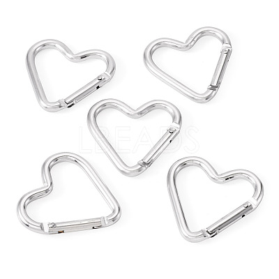 5Pcs Zinc Alloy Spring Gate Rings FIND-TA0009-73O-1