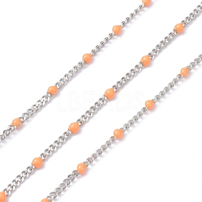 304 Stainless Steel Enamel Curb Chains CHS-P013-01P-01-1