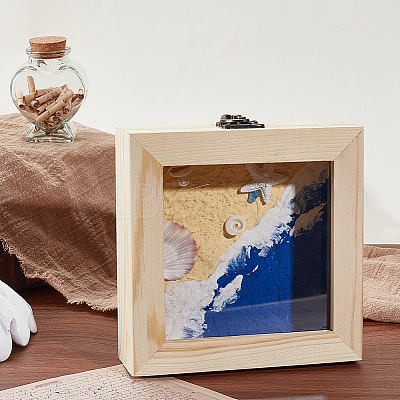 Wood Storage Display Cases CON-WH0001-64-1
