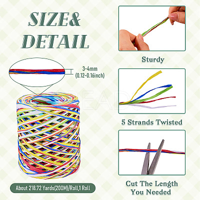Raffia Ribbon OCOR-TA0004-21B-1