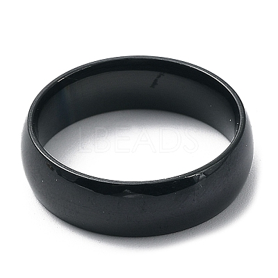 Ion Plating(IP) 304 Stainless Steel Flat Plain Band Rings STAS-I160-A-15mm-B-1