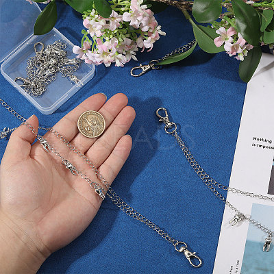 4Pcs Brass Chain Belts HJEW-CA00099-1