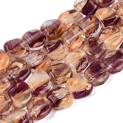 Handmade Lampwork Beads Strands LA-N046-01I-1
