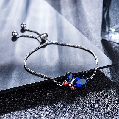 Eco-Friendly Electroplate Brass Slider Bracelets BJEW-EE0005-10P-1