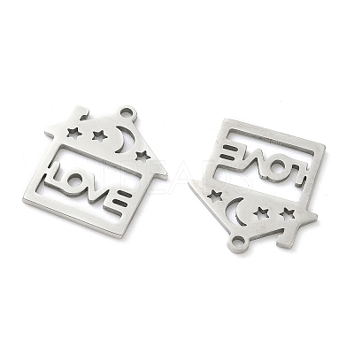 201 Stainless Steel Pendants STAS-F337-06P-1