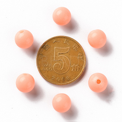 Opaque Acrylic Beads X-MACR-S370-C8mm-A33-1