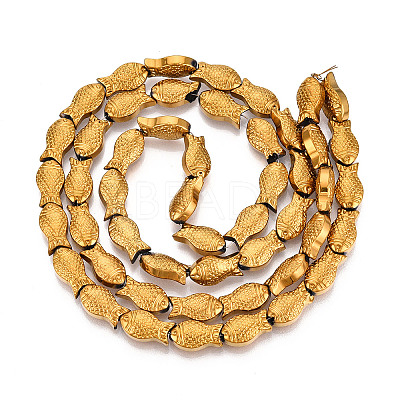 Electroplate Glass Beads Strands X1-EGLA-T025-03G-1
