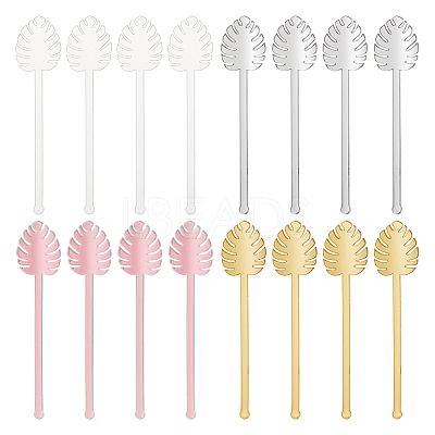 16Pcs 4 Style Acrylic Stirring Rods AJEW-FG0003-17-1