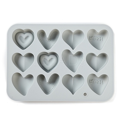 Heart Food Grade Silicone Molds X1-DIY-A051-02C-1