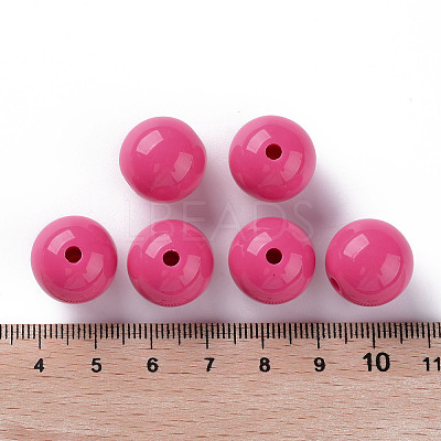 Opaque Acrylic Beads X-MACR-S370-C16mm-A13-1