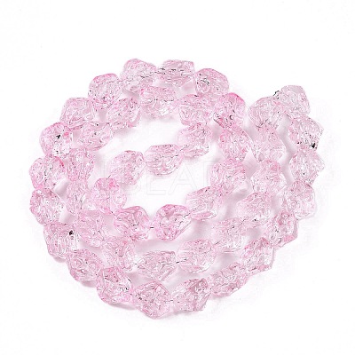 Electroplate Glass Beads Strands EGLA-N012-08I-1