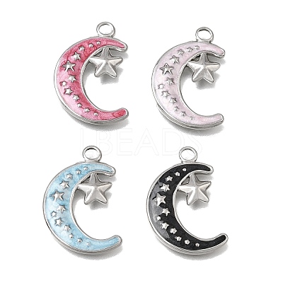 304 Stainless Steel Pendants STAS-N108-93P-1