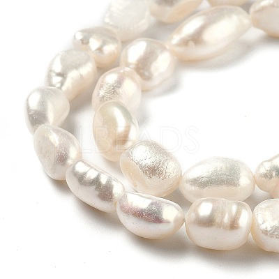 Natural Cultured Freshwater Pearl Beads Strands PEAR-L033-33D-1