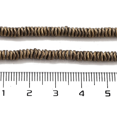 Electroplated Synthetic Non-magnetic Hematite Beads Strands G-H020-M01-17-1